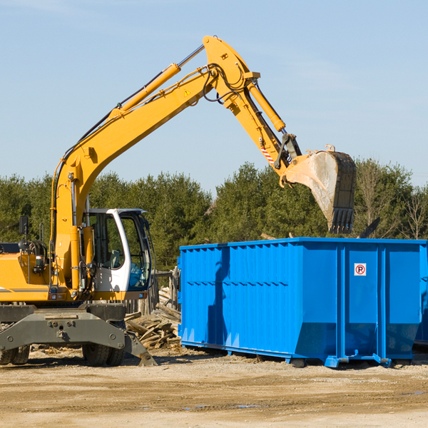 what size residential dumpster rentals are available in Creedmoor Texas